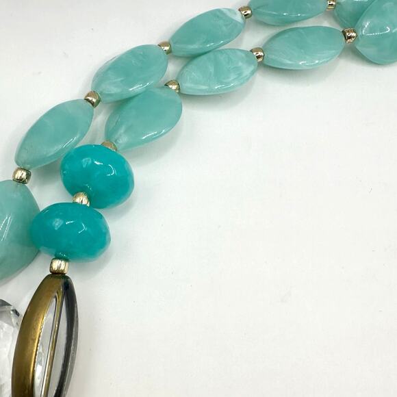 Anthropologie Necklace Chunky Mixed Stone Colorful Beaded Semi precious beads - Picture 3 of 13